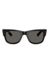 Ray Ban Ray-ban Rb0840s Mega Wayfarer Blacked Out Collection