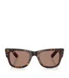 Ray Ban Womens Rb0840s Mega Wayfarer Summer Capsule Square-frame Propionate Sunglasses Brown In Brown