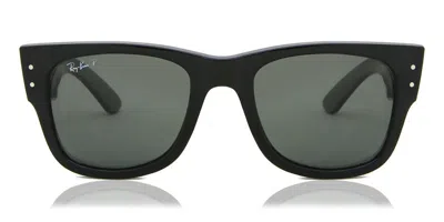 Ray Ban Rb0840sf Mega Wayfarer Asian Fit 901/58 Men's Sunglasses Black Size 52