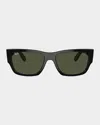 Ray Ban Ray-ban Carlos 56mm Polarized Rectangular Sunglasses In Multi