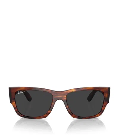 Ray Ban Rb0947s Carlos Sunglasses In Brown