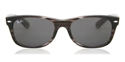 Ray Ban Rb2132 New Wayfarer 6430b1 Occhiali Da Sole Tartarugatishell Per Uomo In Transparent