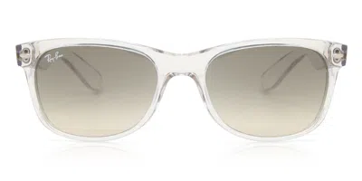 Ray Ban Rb2132 New Wayfarer 677432 Men's Sunglasses Clear Size 55 In White