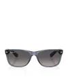 Ray Ban Rb2132 New Wayfarer Sunglasses In Blue