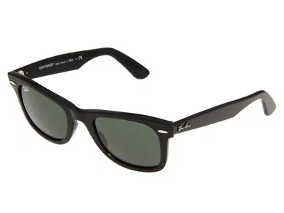 Ray Ban Rb2140 Original Wayfarer Sunglasses Plastic Frame Fashion Sunglasses Black/g-15xlt Lens: 50mm