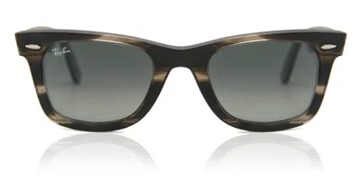 Ray Ban Rb2140 Wayfarer 136071 Men's Sunglasses Grey Size 50 In Brown