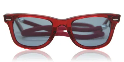 Ray Ban Rb2140 Wayfarer 661456 Men's Sunglasses Red Size 50