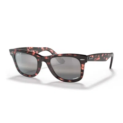 Ray Ban Ray-ban Rb2140 Wayfarer Sunglasses In 1334g3 Havana Pink
