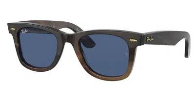 Ray Ban Rb2140co Wayfarer 921580 Occhiali Da Sole Tartarugatishell Per Uomo In Black