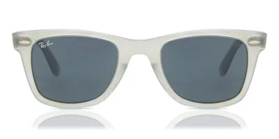 Ray Ban Rb2140f Original Wayfarer Asian Fit 1407r5 Men's Sunglasses  Size 52 In Gray