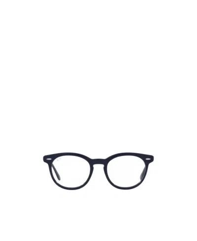 Ray Ban Rb2180v Round-frame Glasses In Black