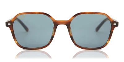 Ray Ban Rb2194 John 954/62 Men's Sunglasses Tortoiseshell Size 51 In Striped Havana