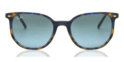Ray Ban Rb2197 Elliot 13563m Men's Sunglasses Tortoiseshell Size 52 In Green