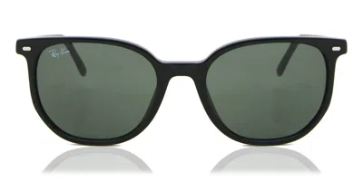 Ray Ban Rb2197 Elliot 901/31 Men's Sunglasses Black Size 52 In Green