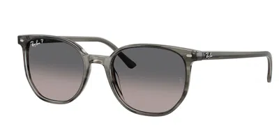 Ray Ban Rb2197 Elliot Polarized 1438m3 Men's Sunglasses Grey Size 52 In Pattern
