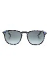 Shop Ray Ban Rb2203 Sunglasses In Blue