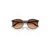 Ray Ban Rb2204 Sunglasses Havana Red Turtle Frame Pink Lenses 54-20 In Havana Red Turtle