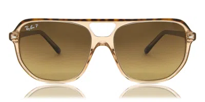 Ray Ban Rb2205 Bill One Polarized 1292m2 Men's Sunglasses Brown Size 57