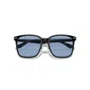 Ray Ban Slim Square 57mm Sunglasses In Black