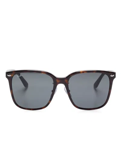 Ray Ban Rb2206d Sunglasses In Brown