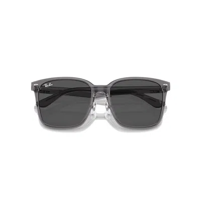 Ray Ban Rb2206d Sunglasses Transparent Grey Frame Grey Lenses 57-18