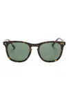 Ray Ban Rb2210 Square-frame Sunglasses In Brown