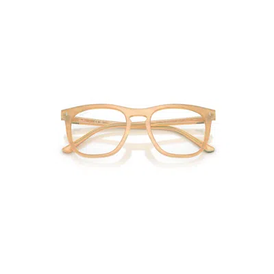Ray Ban Rb2210v Optics Change Eyeglasses Photo Striped Brown Frame Clear Lenses Polarized 53-21