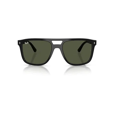 Ray Ban Rb2213 Sunglasses Black Frame Green Lenses 55-20