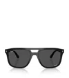 Ray Ban Unisex Polarized Sunglasses, Rb2213ch In Black