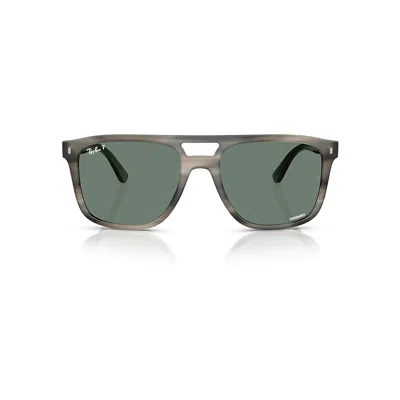 Ray Ban Rb2213ch Chromance Sunglasses Havana Grey Frame Grey Lenses Polarized 58-20