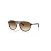 Ray Ban Rb2215 Sonnenbrillen Havana Yellow Turtle Fassung Braun Glas 56-20 In Havana Yellow Turtle