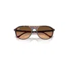 Ray Ban Rb2215 Sunglasses Havana Red Turtle Frame Pink Lenses 59-20 In Havana Red Turtle