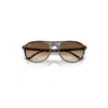 Ray Ban Rb2215 Sunglasses Havana Yellow Turtle Frame Brown Lenses 56-19 In Havana Yellow Turtle