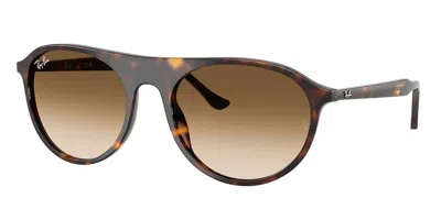 RAY BAN RB2215F ASIAN FIT 902/51 MEN'S SUNGLASSES TORTOISESHELL SIZE 56