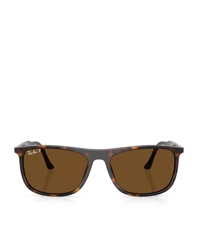 RAY BAN RB2216 RECTANGLE SUNGLASSES