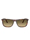 Ray Ban Justin Classic Sunglasses Tortoise Frame Brown Lenses 54-16 In Brown