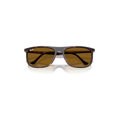 Ray Ban Rb2216 Sunglasses Havana Frame Brown Lenses 58-18