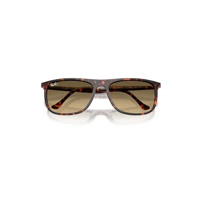 Ray Ban Rb2216 Sunglasses Havana Red Turtle Frame Brown Lenses 58-18