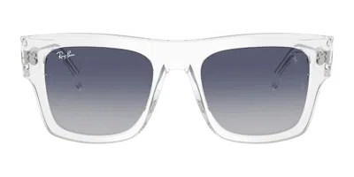Ray Ban Rb2217m F7064l Occhiali Da Sole Blu Per Uomo In White