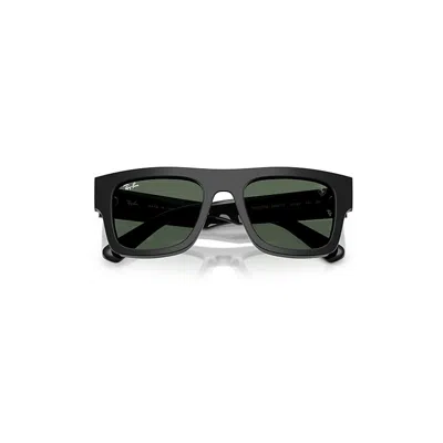 Ray Ban Rb2217m Scuderia Ferrari Collection Sunglasses Black Frame Green Lenses 53-21