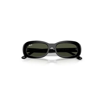Ray Ban Rb2221 Sunglasses Black Frame Green Lenses 55-18