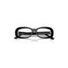 Ray Ban Rb2221v Optics Eyeglasses Black Frame Clear Lenses Polarized 53-18 In Black