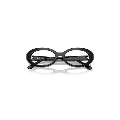 Ray Ban Rb2223v Optics Eyeglasses Black Frame Clear Lenses Polarized 52-19
