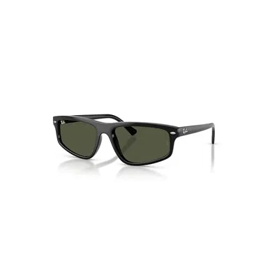 Ray Ban Rb2225 Sonnenbrillen Schwarz Fassung Grün Glas 59-18 In Black