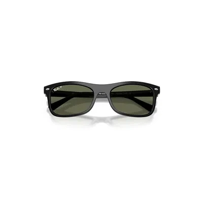 Ray Ban Rb2226 Sunglasses Black Frame Green Lenses Polarized 57-20