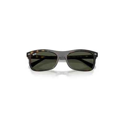 Ray Ban Rb2226 Sunglasses Havana Frame Green Lenses 57-20 In Brown