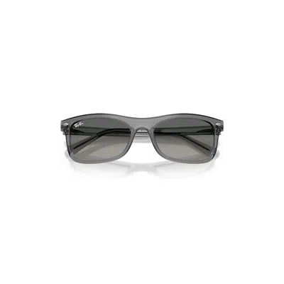 Ray Ban Rb2226 Sunglasses Transparent Grey Frame Grey Lenses 57-20 In Gray
