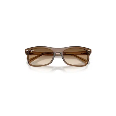 Ray Ban Rb2226 Sunglasses Transparent Light Brown Frame Brown Lenses 54-20