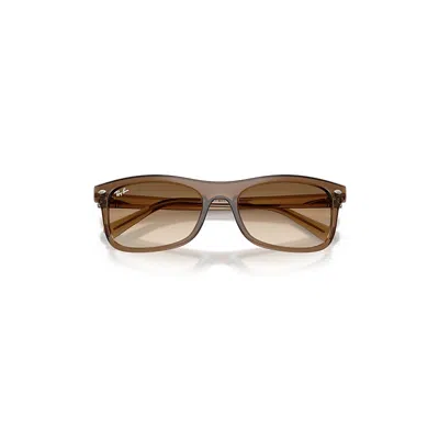 Ray Ban Rb2226 Sunglasses Transparent Light Brown Frame Brown Lenses 57-20