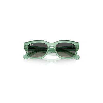 Ray Ban Rb2228m Scuderia Ferrari Collection Sunglasses Transparent Green Frame Grey Lenses 53-19